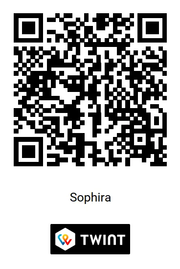 Code QR TWINT pour faire un don à Sophira